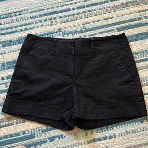 Size 6 black shorts, good condition
